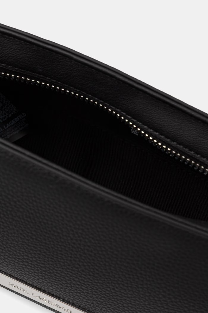 Karl Lagerfeld χιαστί γυναικεία από απομίμηση δέρματος IKON B3W30124 μαύρο