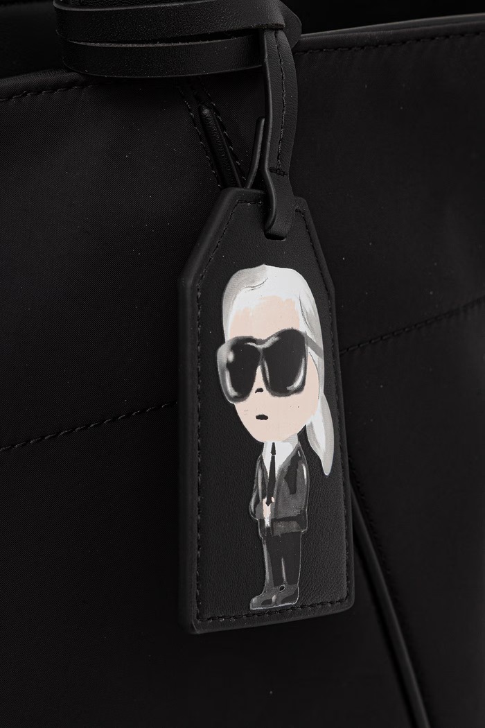Karl Lagerfeld geantă shopper pentru femei IKON B3W30128 negru