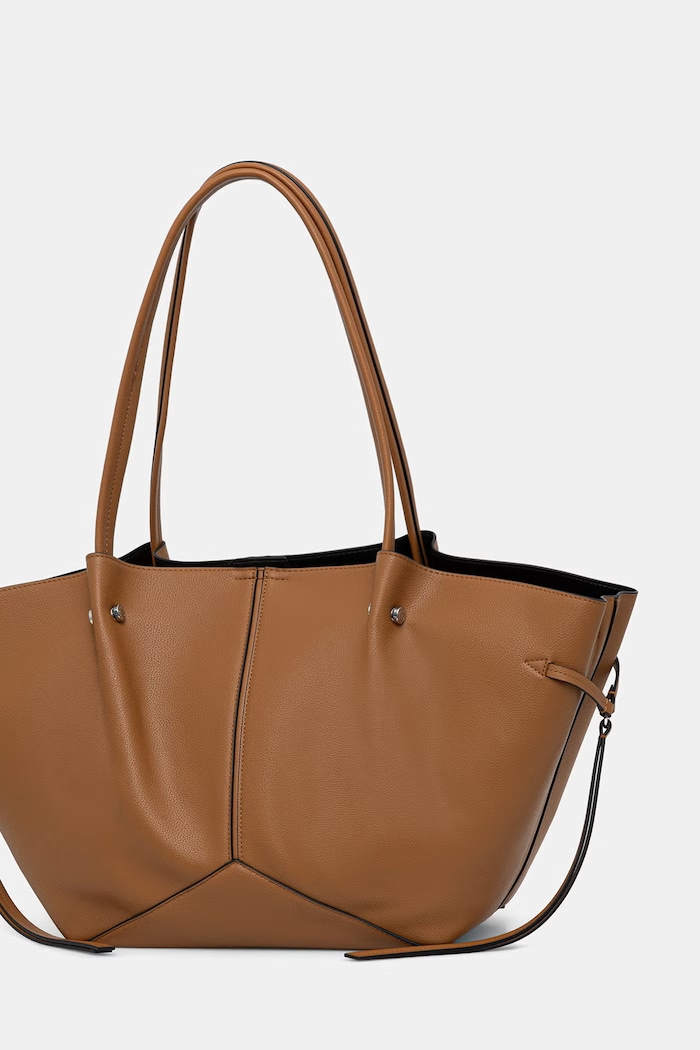 Accesorii Karl Lagerfeld geantă tote pentru femei cu imitație de piele B3W30347 maro