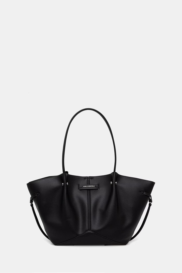 Karl Lagerfeld kabelka typu tote dámska z imitácie kože čierna B3W30347