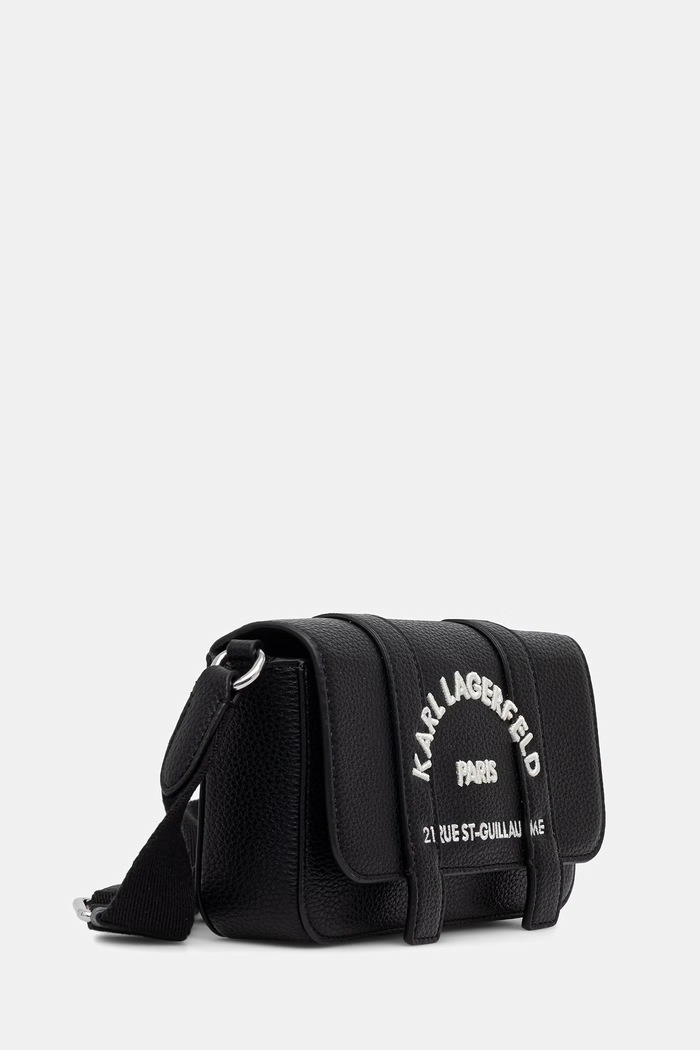 Karl Lagerfeld crossbody kabelka dámska z imitácie kože K/RSG B3W30342 čierna AW26