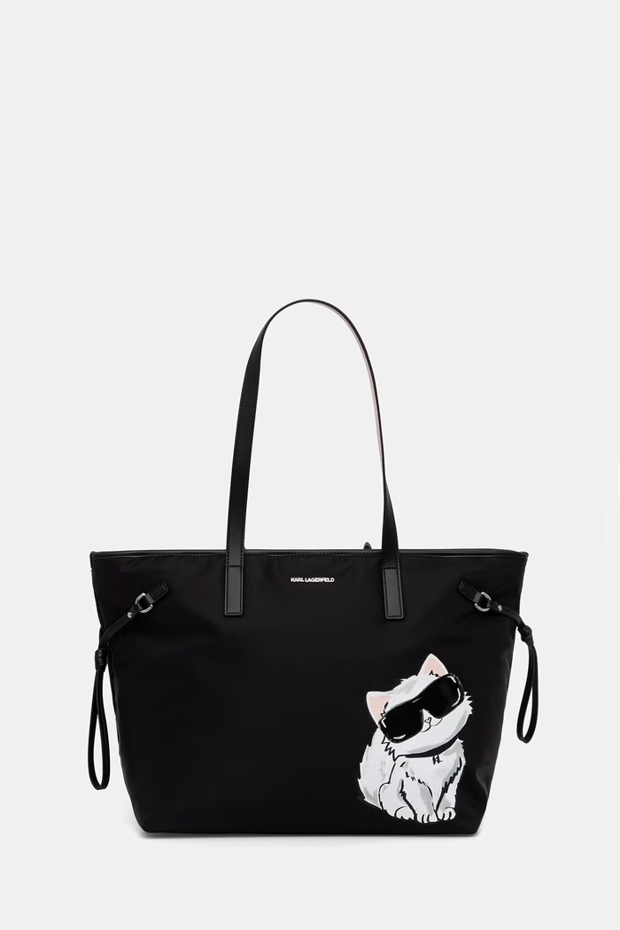 Karl Lagerfeld kabelka typu shopper dámska IKON čierna B3W30350