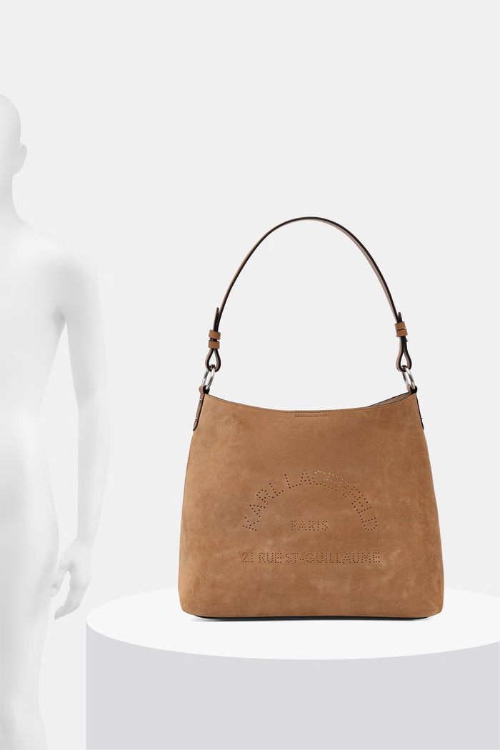Karl Lagerfeld kabelka typu shopper dámska semišová K/DAILY B3W30346