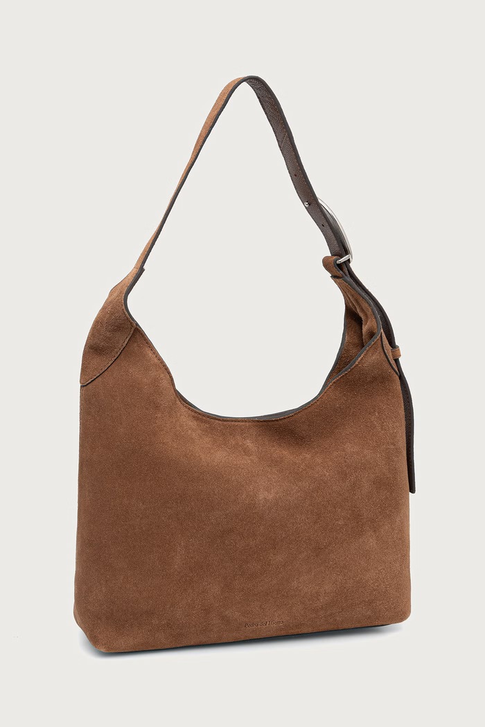 Pedro del Hierro Torebka damska zamszowa 1114757 brązowy AW26