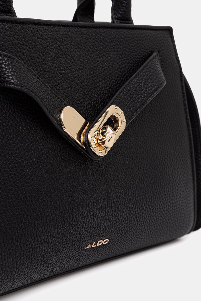 Aldo crossbody kabelka dámska z imitácie kože FURCATUS čierna FURCATUS.001