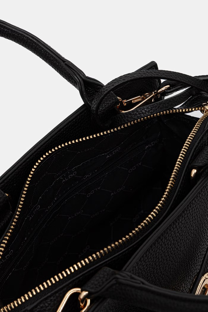 Aldo crossbody kabelka dámska z imitácie kože FURCATUS FURCATUS.001 čierna