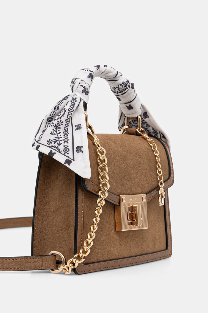 Aldo crossbody torba za žene od imitacije brušene kože CALOBAREL CALOBAREL.220 smeđa AW26