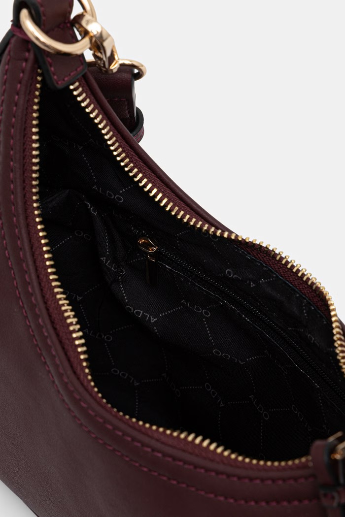 Aldo torebka hobo damska z imitacji skóry ENEDENTAR ENEDENTAR.601 bordowy