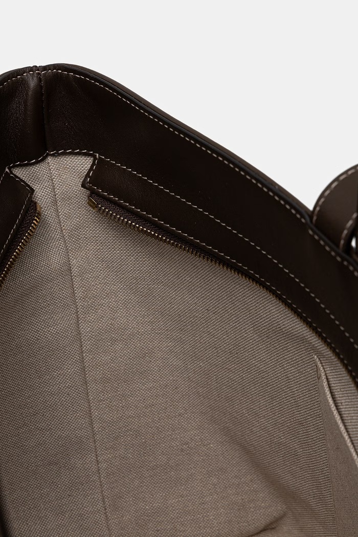 A.P.C. torebka shopper damska skórzana le drummer PXCEO.F67057 brązowy