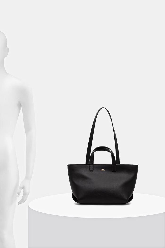 A.P.C. torebka shopper damska skórzana le drummer small PXCEN.F67073