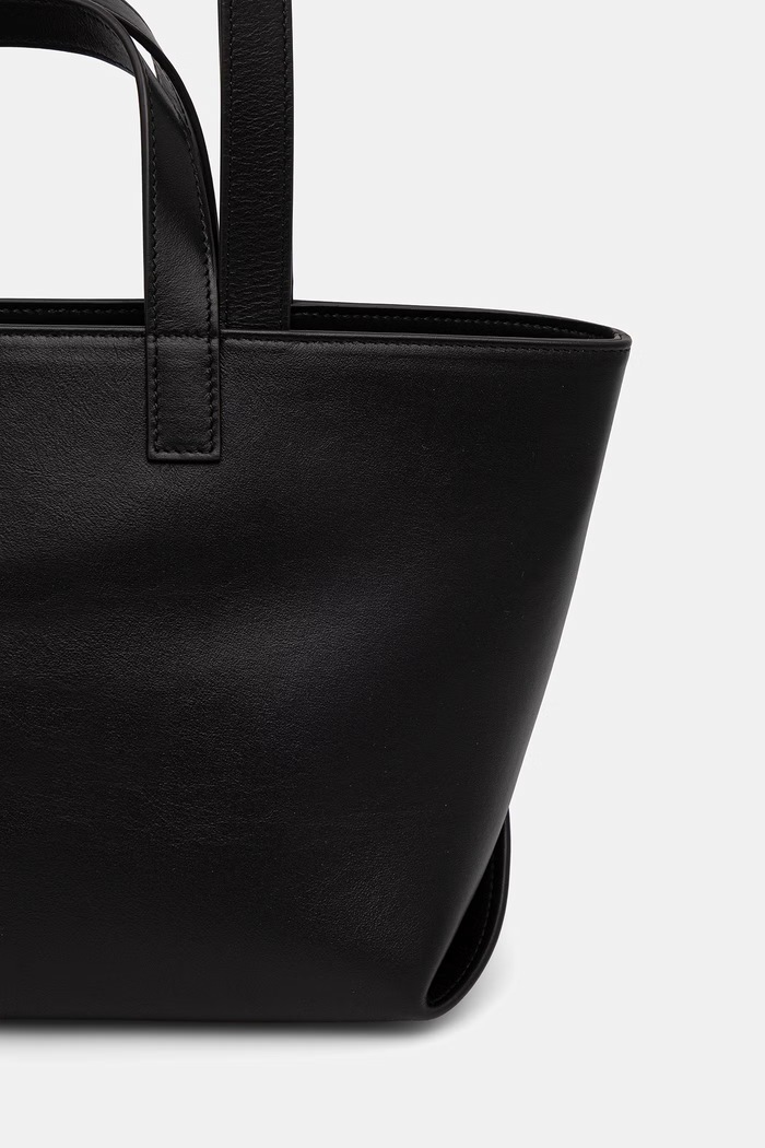 A.P.C. torebka shopper damska skórzana le drummer small czarny PXCEN.F67073