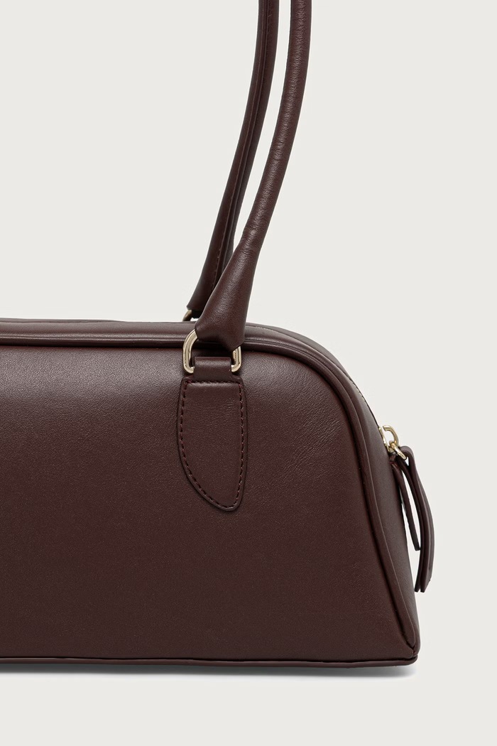 Akcesoria A.P.C. Torebka damska skórzana sac paloma shoulder PXCBS.F67080 bordowy