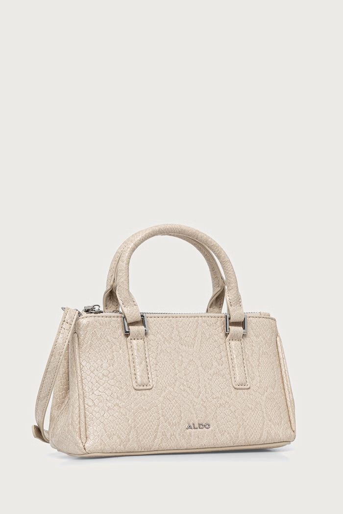 Aldo Torebka crossbody damska z imitacji skóry PATRICIEAA PATRICIEA.108 beżowy AW26