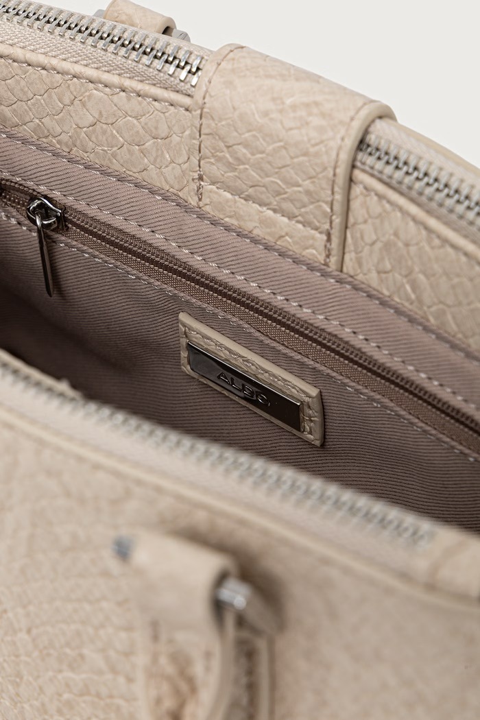 Torebka crossbody damska z imitacji skóry PATRICIEAA Aldo beżowy PATRICIEA.108