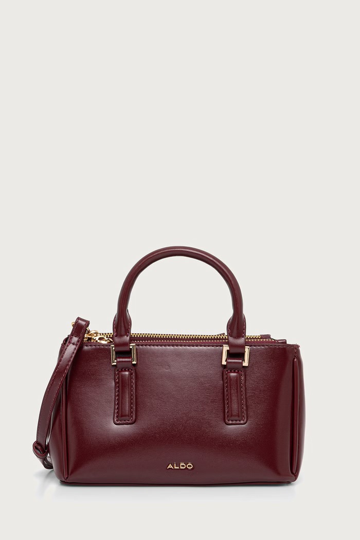 Aldo torebka crossbody damska z imitacji skóry PATRICIEAA bordowy PATRICIEA.609