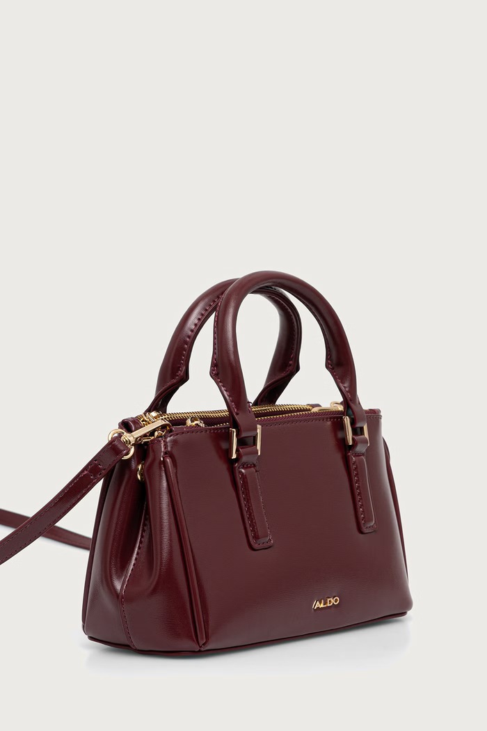 Aldo torebka crossbody damska z imitacji skóry PATRICIEAA PATRICIEA.609 bordowy AW26