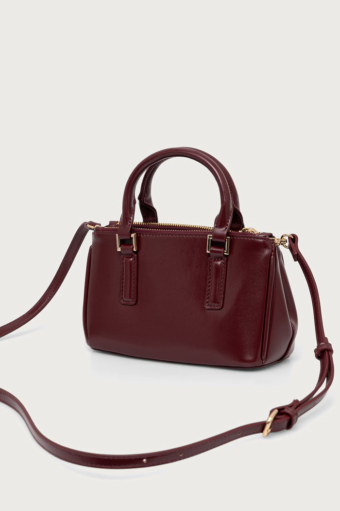 Akcesoria Aldo torebka crossbody damska z imitacji skóry PATRICIEAA PATRICIEA.609 bordowy