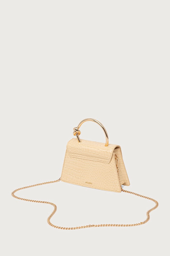 Dodatki Aldo crossbody torbica ženska iz umetnega usnja AELLAX AELLAX.740 rumena