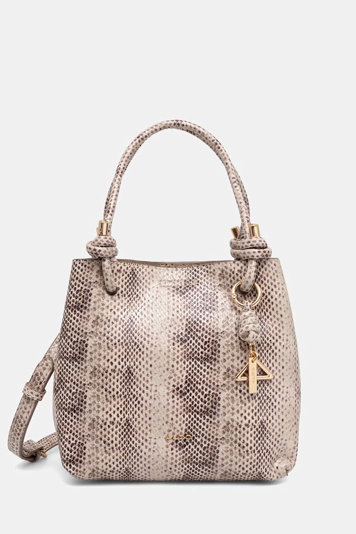Aldo torebka crossbody damska z imitacji skóry EVIELILY beżowy EVIELILY.065