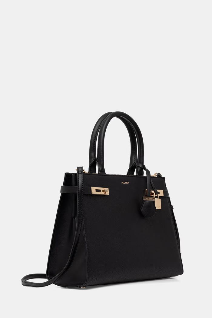Aldo nákupní taška dámská z imitace kůže MINELA MINELA.001 černá AW26