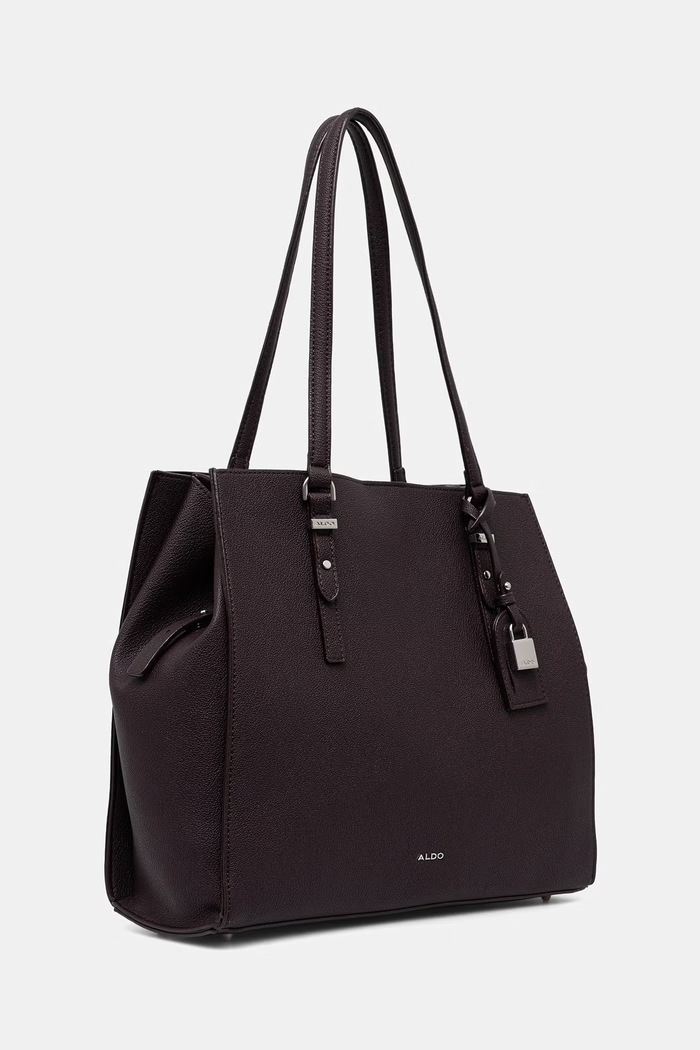 Aldo torebka shopper damska z imitacji skóry FEACAN FEACAN.601 fioletowy AW26