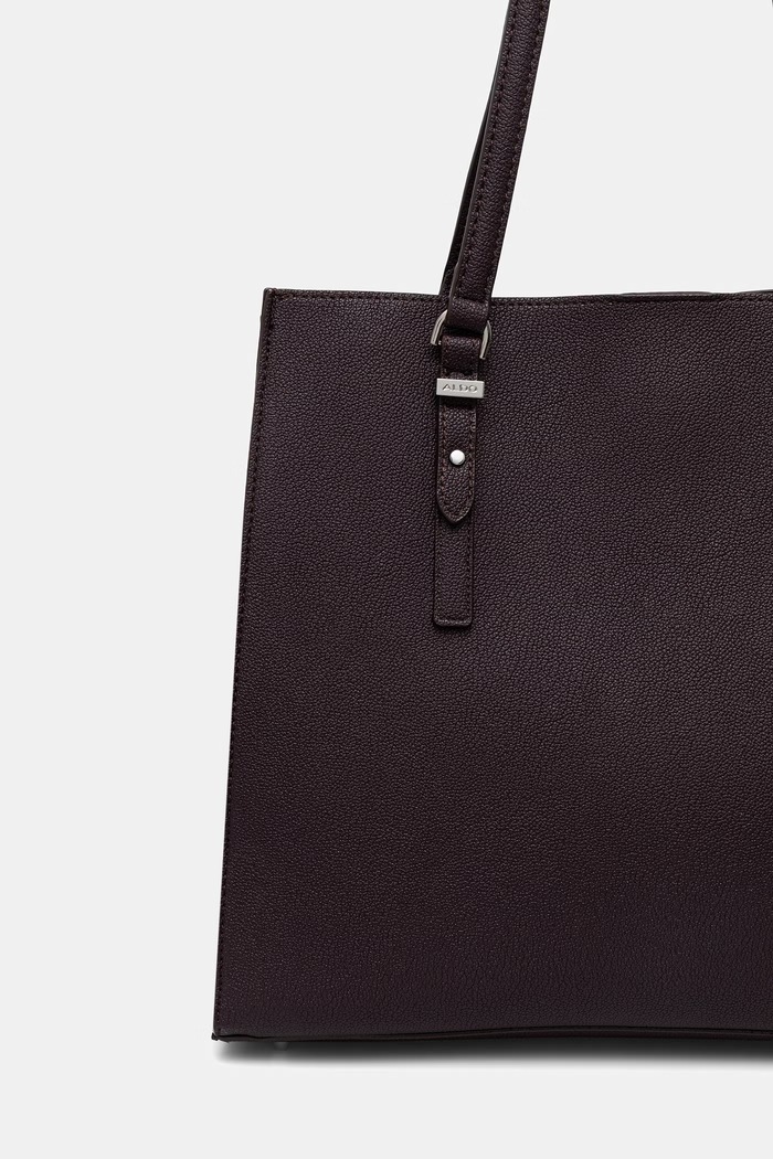 Akcesoria Aldo torebka shopper damska z imitacji skóry FEACAN FEACAN.601 fioletowy