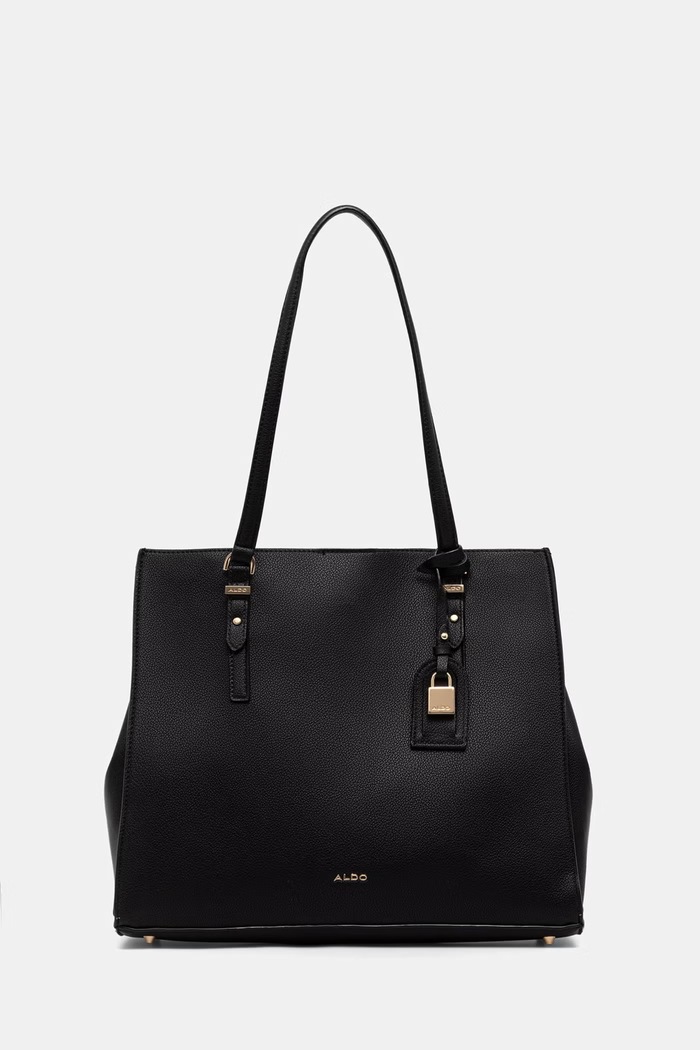 Aldo shopper torba za žene od imitacije kože FEACAN crna FEACAN.006