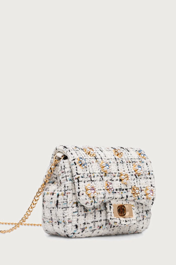 Aldo torebka crossbody damska BBELLAFLORAL BBELLAFLORAL.138 biały AW26