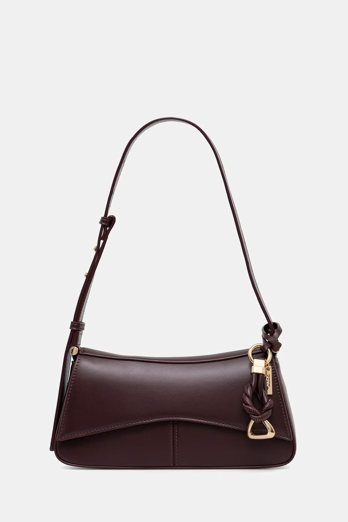 Aldo torebka hobo damska z imitacji skóry EVENA bordowy EVENA.601