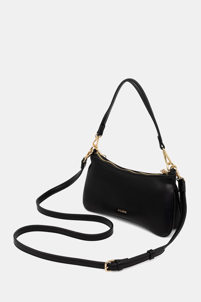 Doplňky Aldo crossbody kabelka dámská z imitace kůže OLEVYA OLEVYA.001 černá