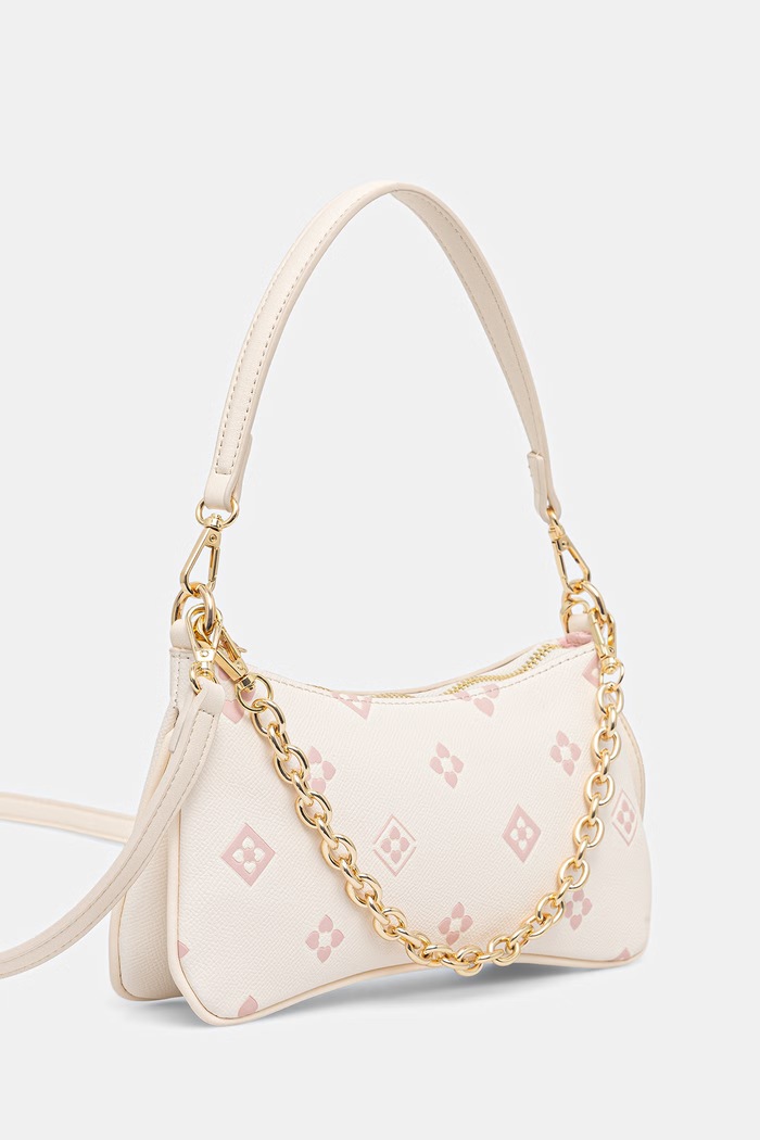 Aldo torebka crossbody damska z imitacji skóry OLEVYA OLEVYA.115 beżowy AW26