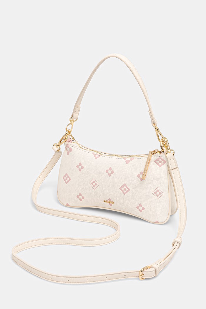 Akcesoria Aldo torebka crossbody damska z imitacji skóry OLEVYA OLEVYA.115 beżowy
