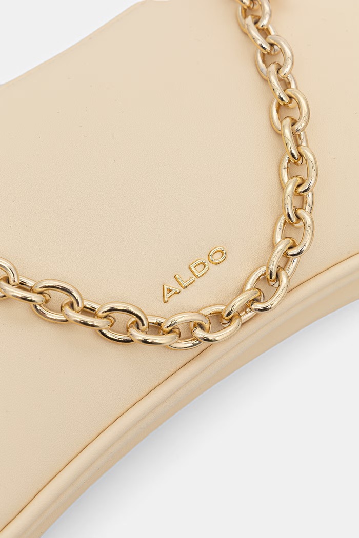 Aldo torebka hobo damska z imitacji skóry OLEVYA żółty OLEVYA.740