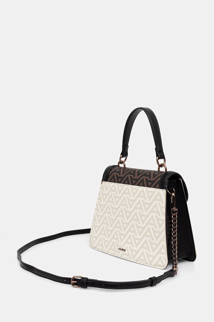 Akcesoria Aldo torebka crossbody damska z imitacji skóry MIREILLEA MIREILLEA.240 brązowy