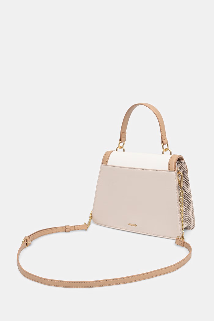 Akcesoria Aldo torebka crossbody damska z imitacji skóry MIREILLEA MIREILLEA.116 beżowy