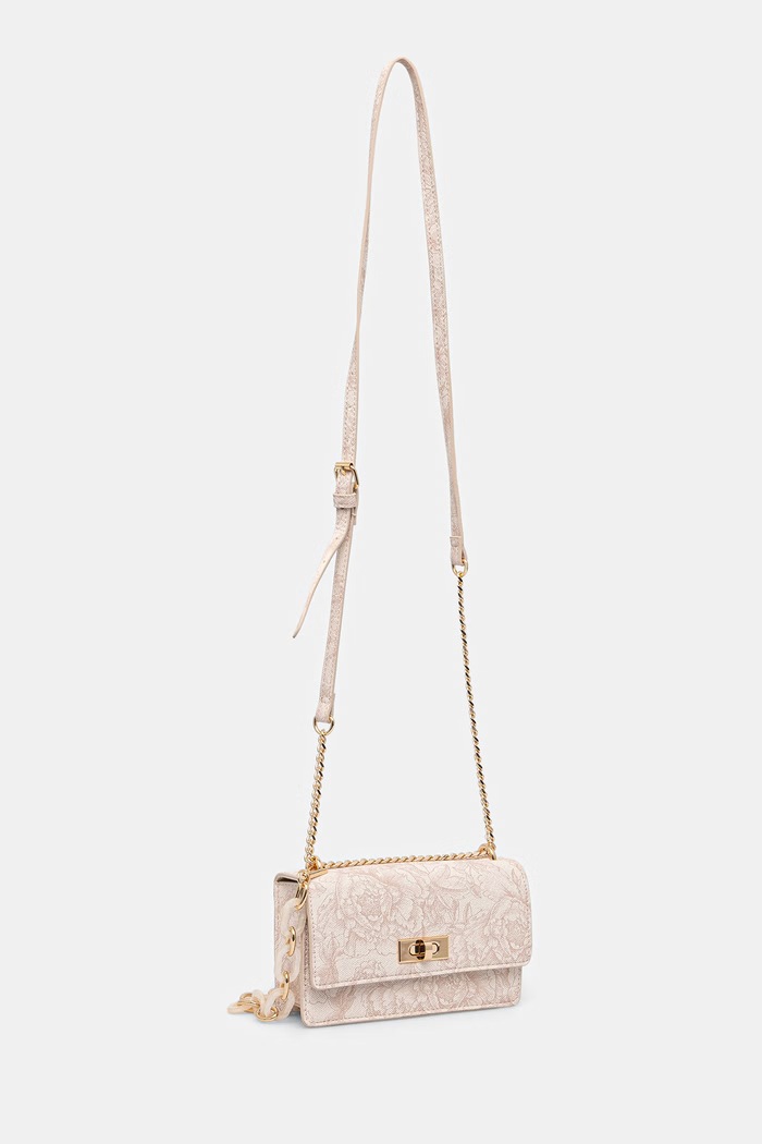 Aldo torebka crossbody damska z imitacji skóry BELLAROSE BELLAROSE.693 beżowy AW26