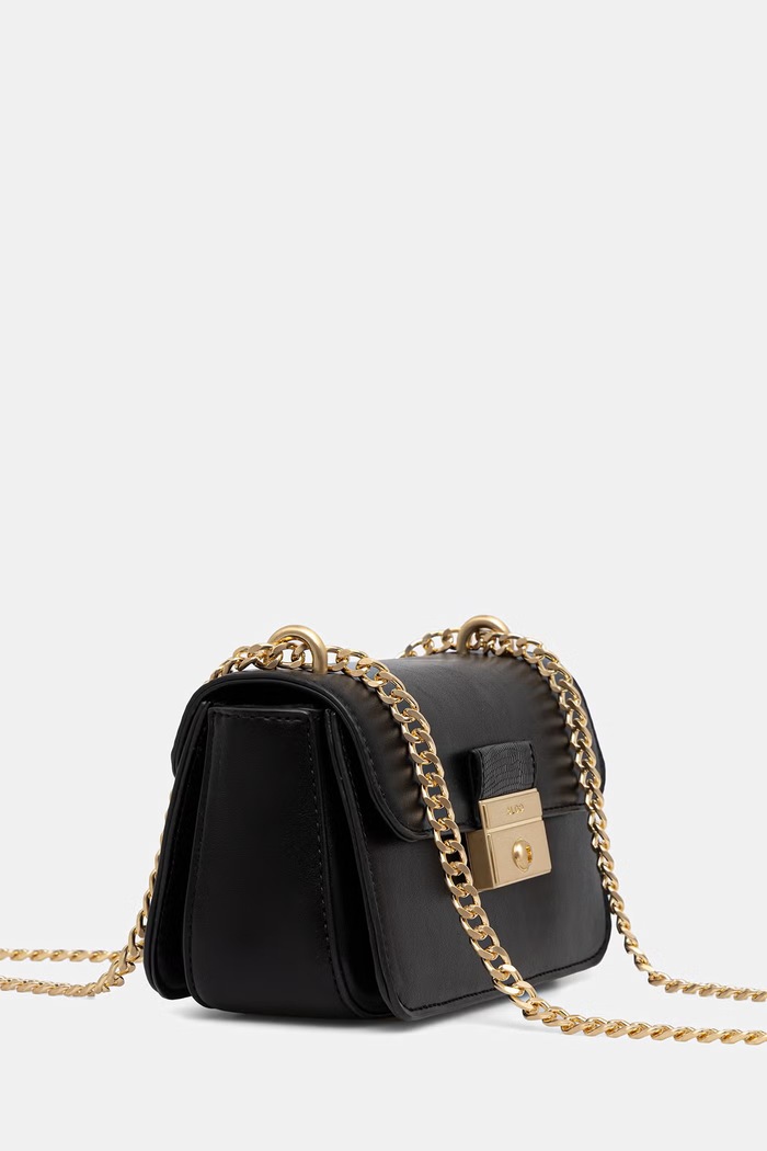 Aldo crossbody kabelka dámská z imitace kůže ADELIANA ADELIANA.006 černá AW26