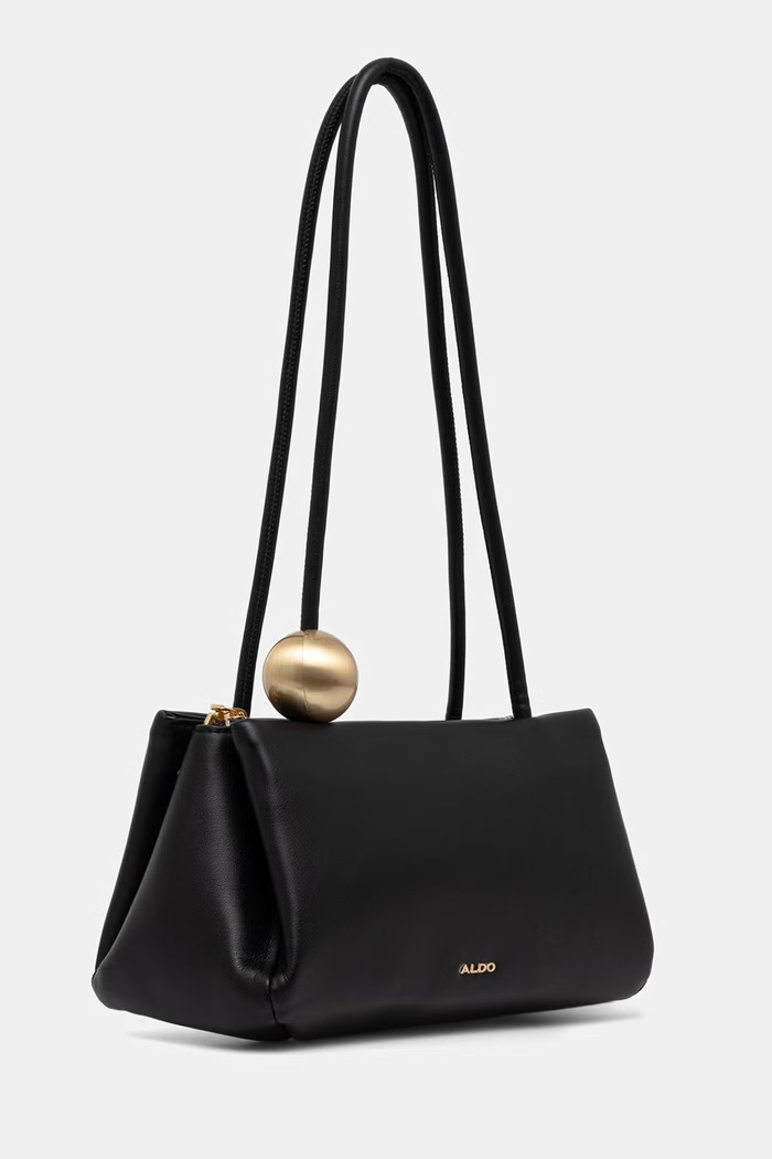 Aldo baguette torbica za žene od imitacije kože ALALELLE ALALELLE.006 crna AW26