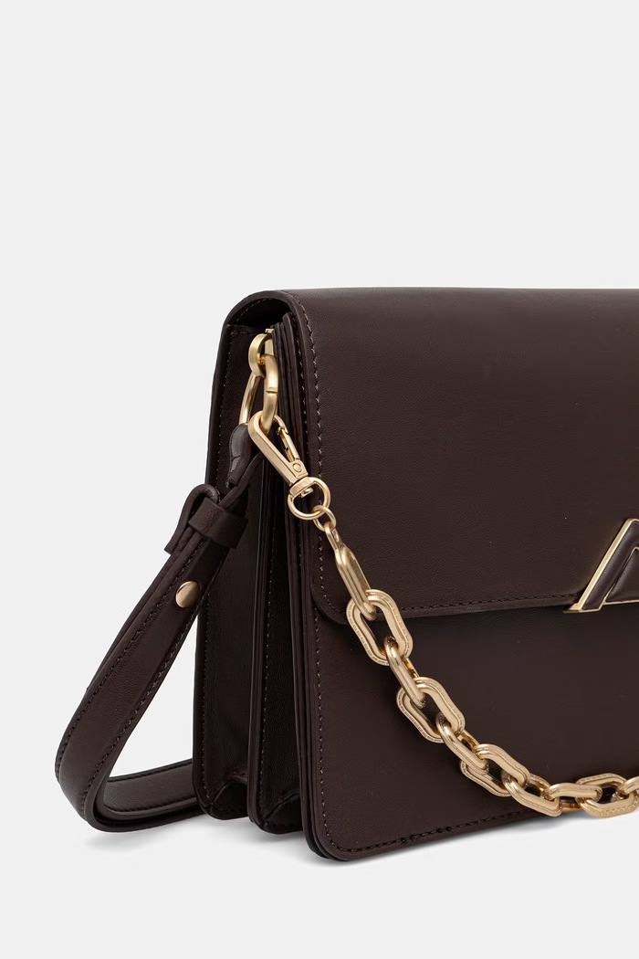 Aldo kabelka přes rameno dámská z imitace kůže LUXEBAG LUXEBAG.200 hnědá AW26