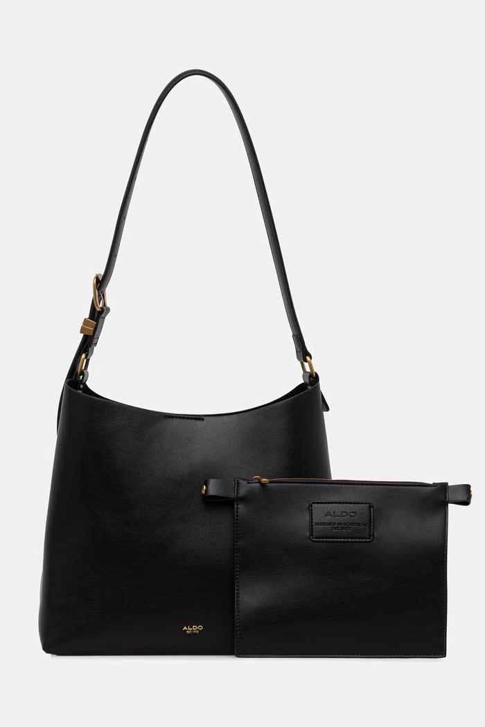Aldo torebka tote damska z imitacji skóry HHOBOCHIC czarny HHOBOCHIC.001