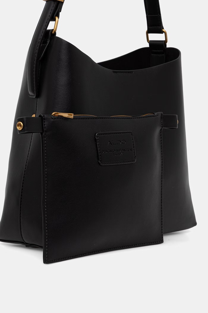 Aldo torebka tote damska z imitacji skóry HHOBOCHIC czarny HHOBOCHIC.001