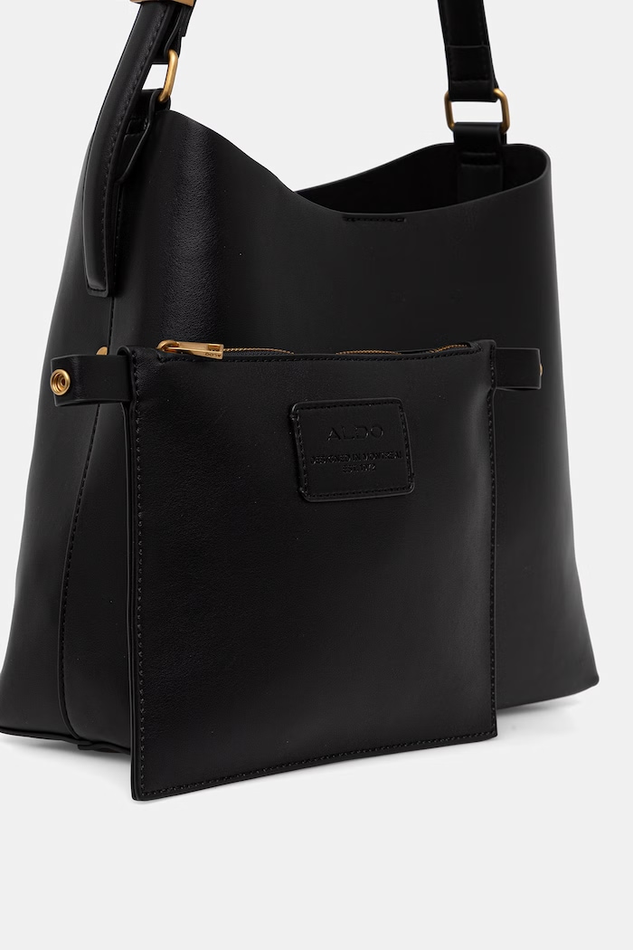 Aldo torebka tote damska z imitacji skóry HHOBOCHIC czarny HHOBOCHIC.001