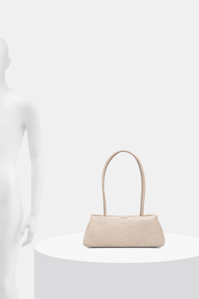 Aldo baguette kabelka dámská z imitace kůže ALESIA ALESIA.168 béžová
