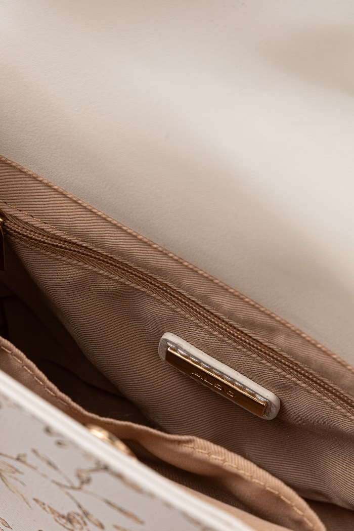 Aldo crossbody torbica ženska iz umetnega usnja FLORENSE bela FLORENSE.981