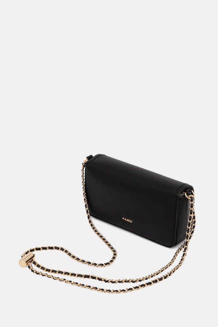 Doplnky Aldo crossbody kabelka dámska z imitácie kože DALEN DALEN.001 čierna