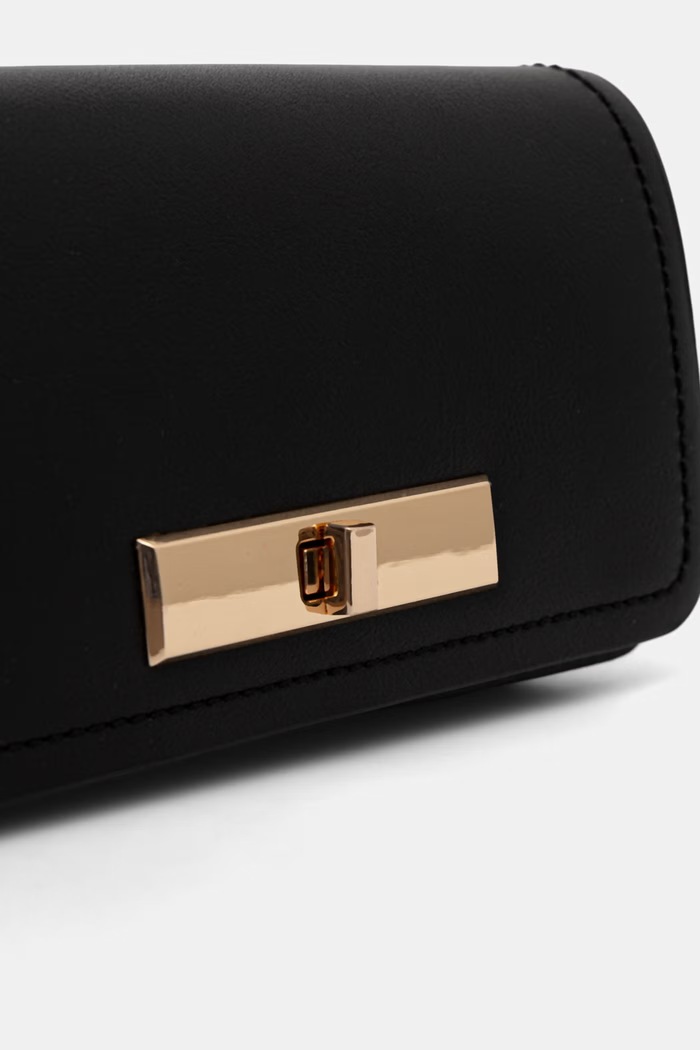Aldo crossbody kabelka dámska z imitácie kože DALEN čierna DALEN.001