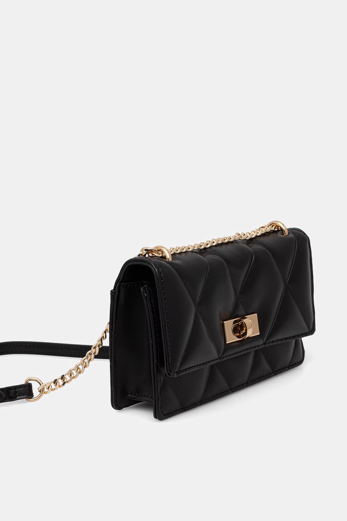 Aldo crossbody torbica ženska iz umetnega usnja BELLAGRACE BELLAGRACE.001 črna AW26