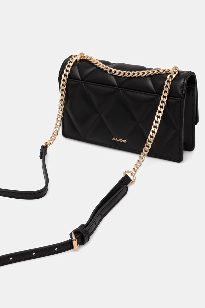 Dodatki Aldo crossbody torbica ženska iz umetnega usnja BELLAGRACE BELLAGRACE.001 črna
