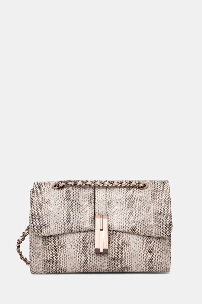 Aldo torebka crossbody damska z imitacji skóry ALICIE beżowy ALICIE.116