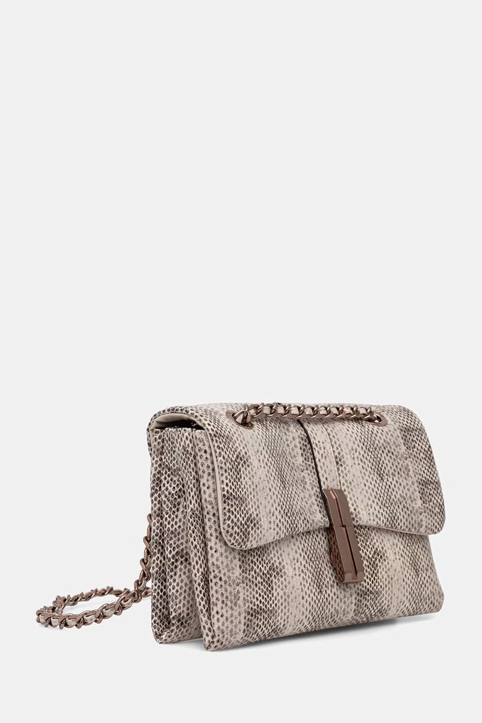 Aldo torebka crossbody damska z imitacji skóry ALICIE ALICIE.116 beżowy AW26